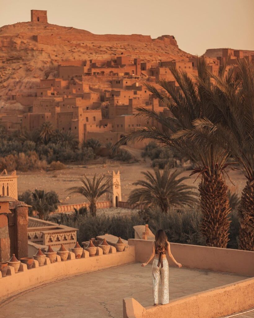 Ait Benhaddou cinematic view, Ait Benhaddou Kasbah, Marrakech to Merzouga