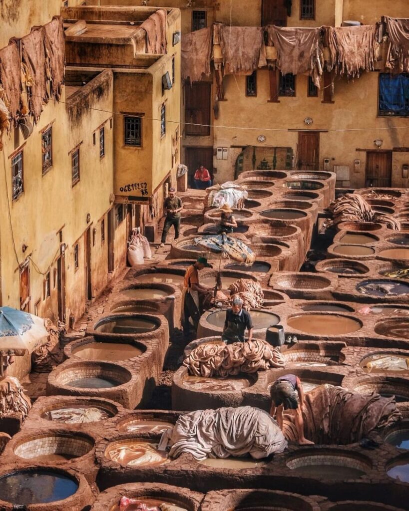 Check out the Chouara Tannery