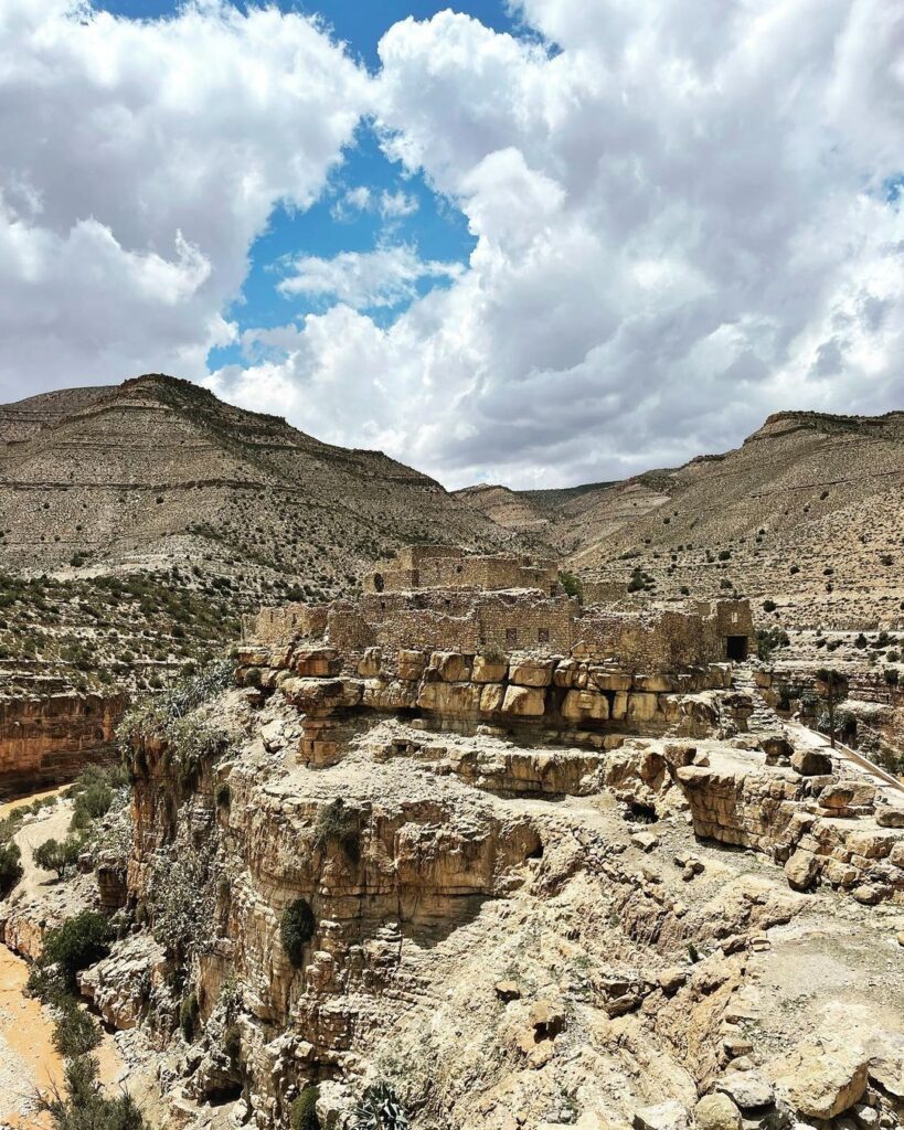 Panoramic view of the majestic High Atlas Mountains, Morocco.