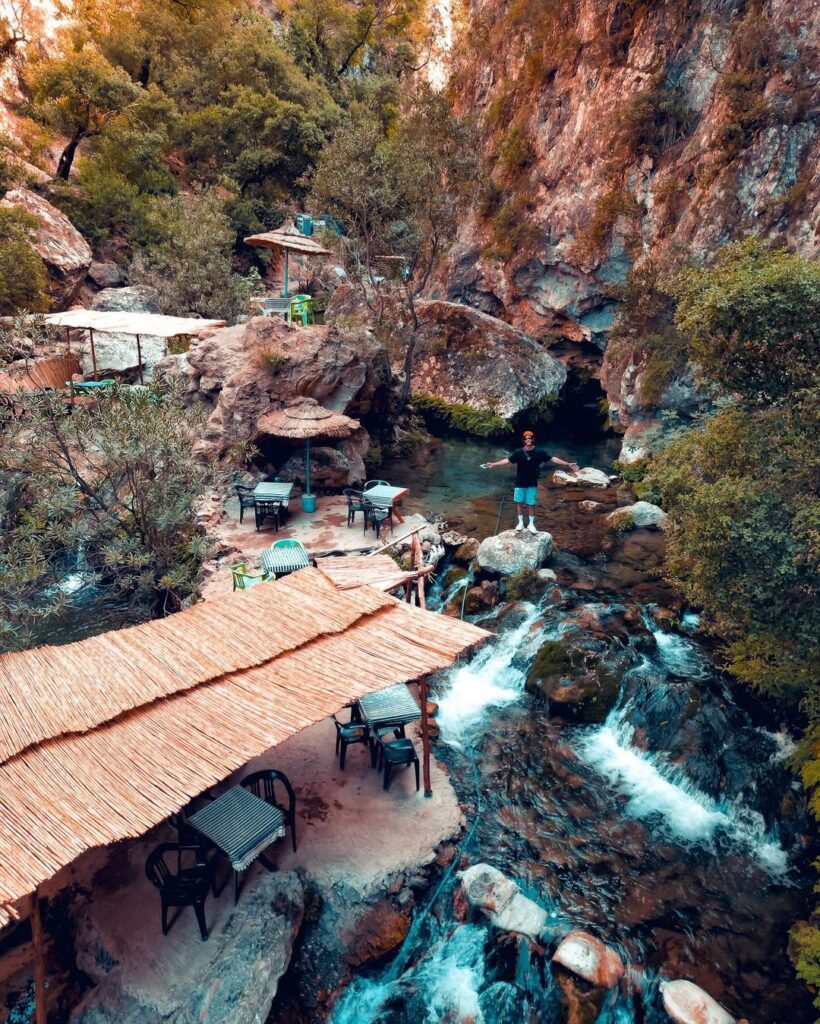 Natural beauty in Akchour morocco, 1-day trip to Akchour from Tangier.